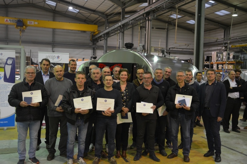 Remise des médailles professionnelles du travail - Groupe SERAP 