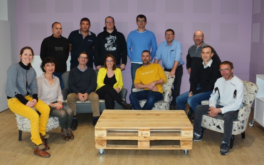 Partis dune feuille blanche, les salariés investis dans ce projet ont construit un beau travail collaboratif !  © Groupe SERAP