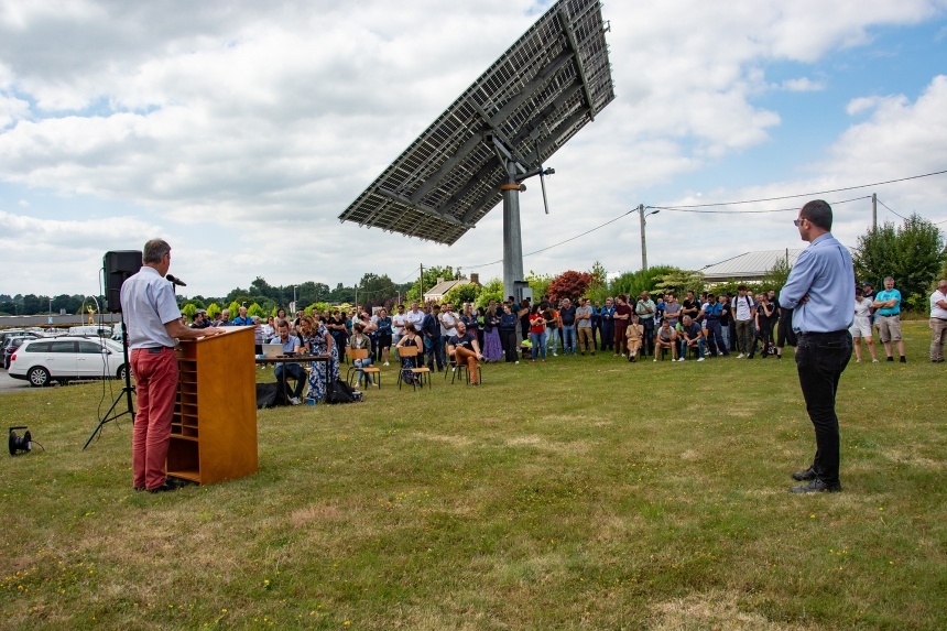 Les collaborateurs du Groupe SERAP lors du discours d�&Eacute;ric BOITTIN, P-DG du Groupe SERAP.