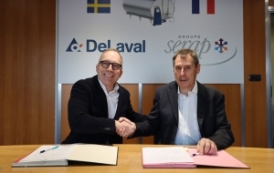 DeLaval annonce un partenariat avec SERAP, leader du refroidissement du lait.